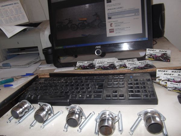 PORCA P/ ESCAPAMENTO THUNDER / BITURBO . PRONTA ENTREGA . MOBY RACE